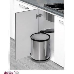 سطل گرد زیر سینک با قابلیت نصب روی درب ملونی 9130
